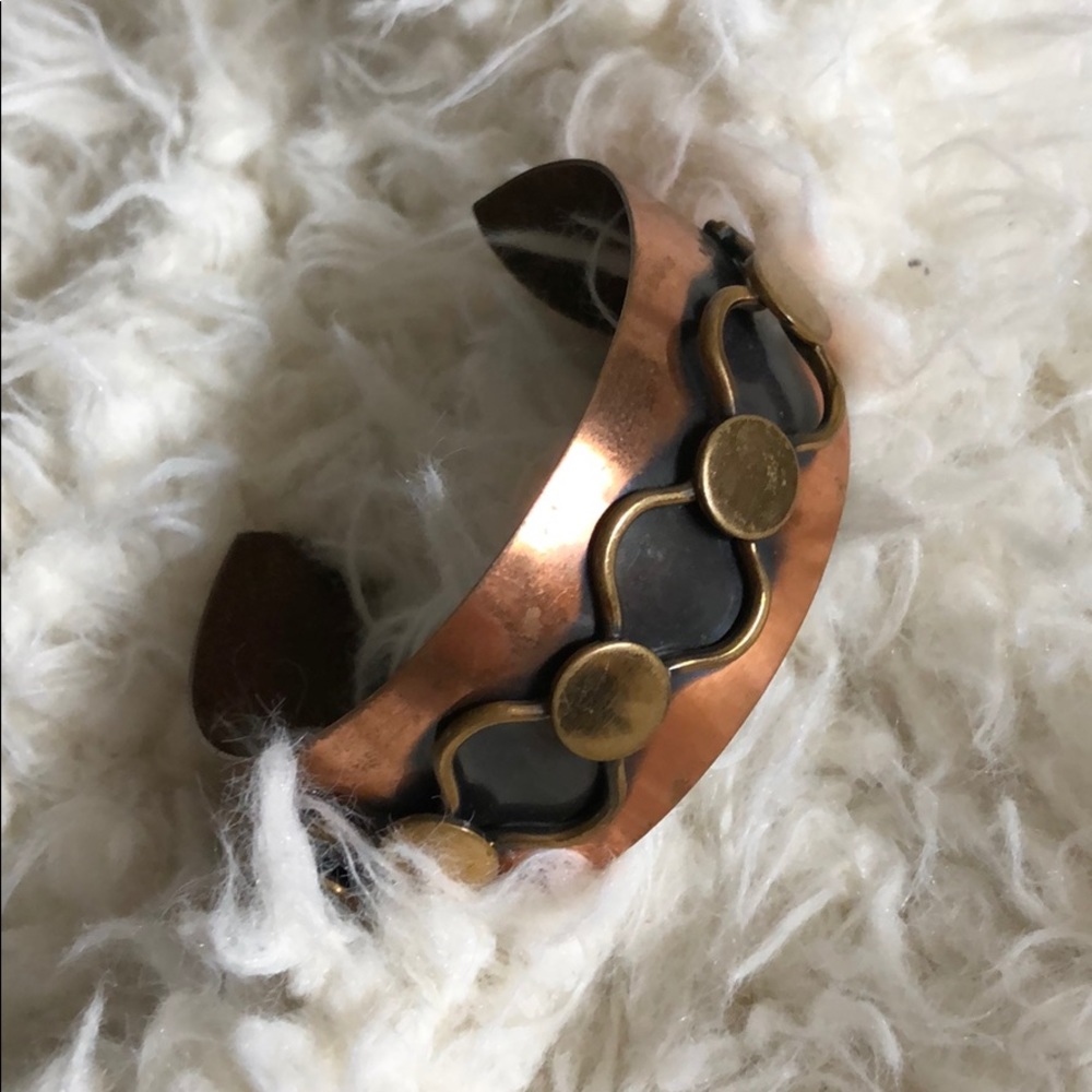 Boho Genuine Copper cuff bracelet
